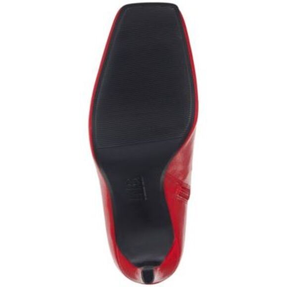 INC Womens Red Flexible Sole Keenah Square Toe Stiletto Zip-Up Boots Shoes 6.5 M - Picture 4 of 4